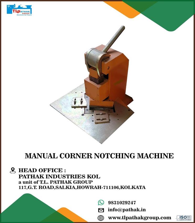 Manual Corner Notcher for Sheet Metal