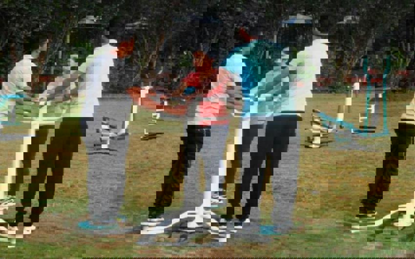 Manual Park Standing Twister Equipment