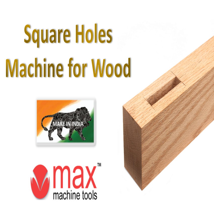 Manual Square Hole Woodworking Machine, 1hp