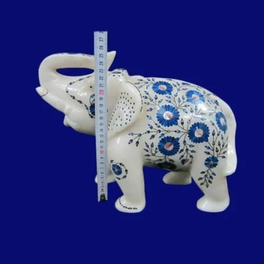Marble Elephant Sculpture