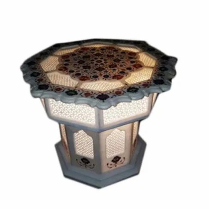 Antique Marble Floor Lamp