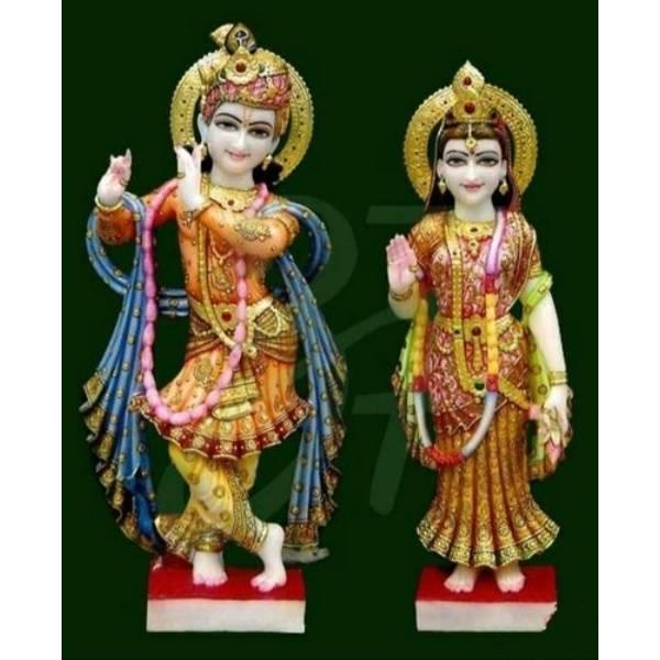 Marble Radha Krishna Idol
