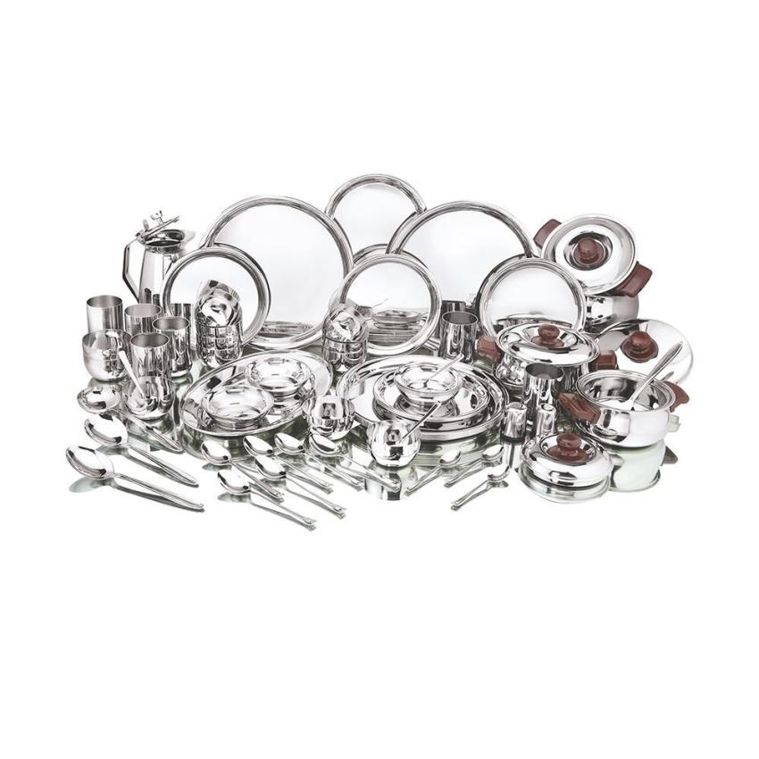 Stainless Steel 24-Piece Dinnerware