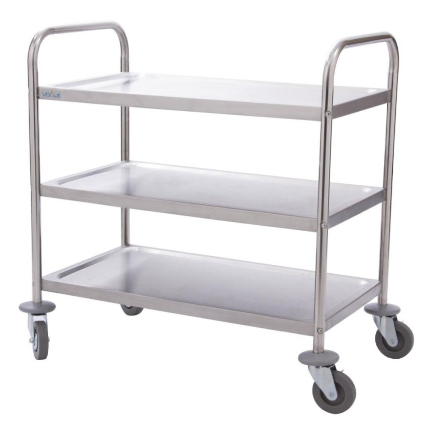 MBH Stainless Steel Kitchen Equipment Trolley