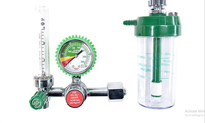 Medical Oxygen Flowmeter, 0-15 L/min Rate