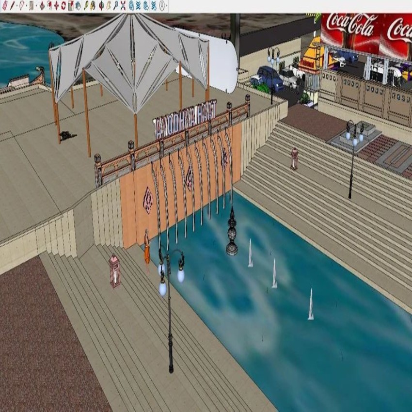 Mega White Pool Skimmer Device