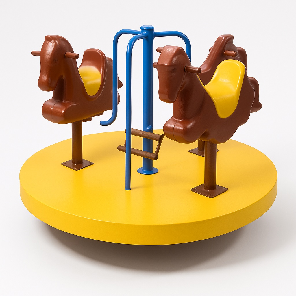 FRP Animal Merry Go Round