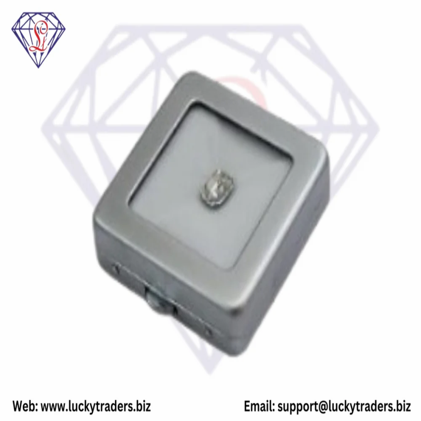 Silver Metal Display Box, Diamond
