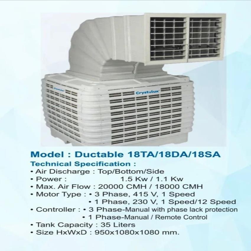 Metal Evaporative Cooling Unit