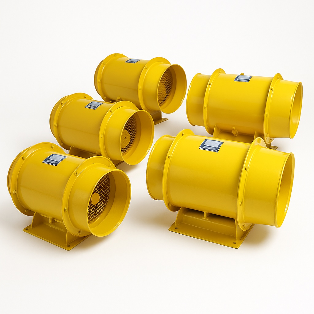 Metal Tube Axial Inline Fan
