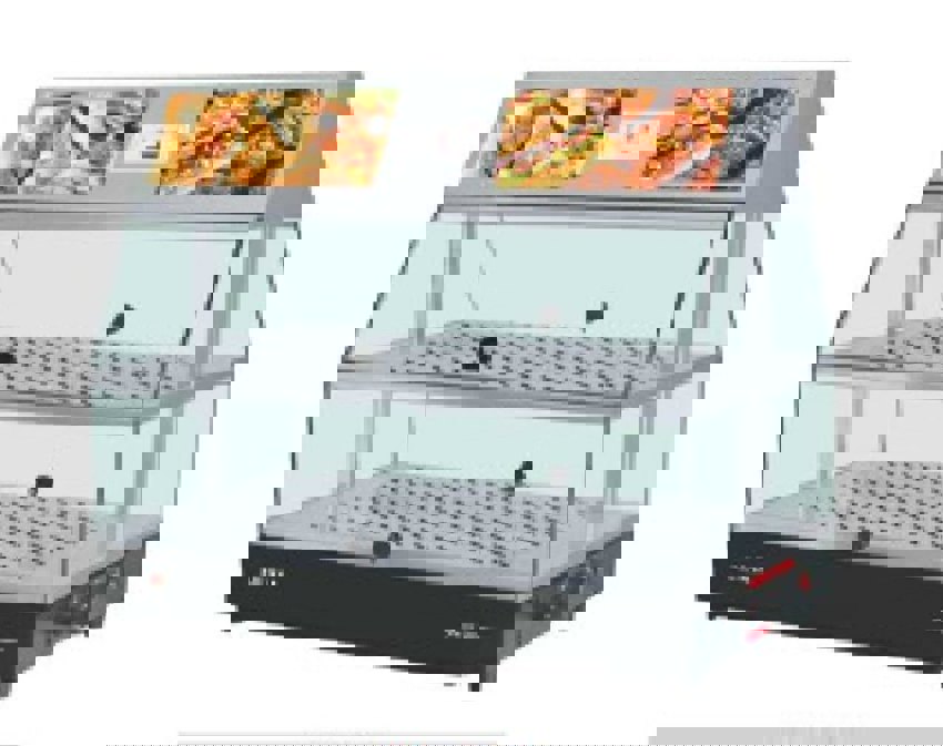 Metal Rectangular Heated Display Counter