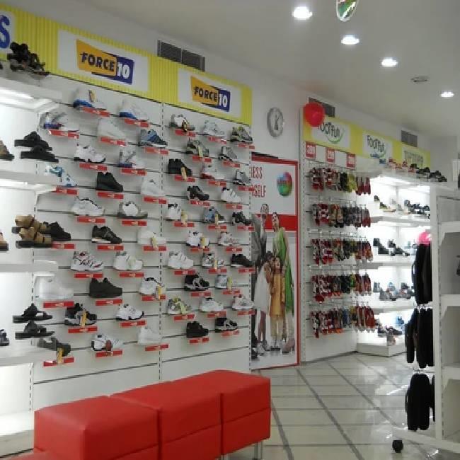 White Metal Shoes Rack, 6 Shelves