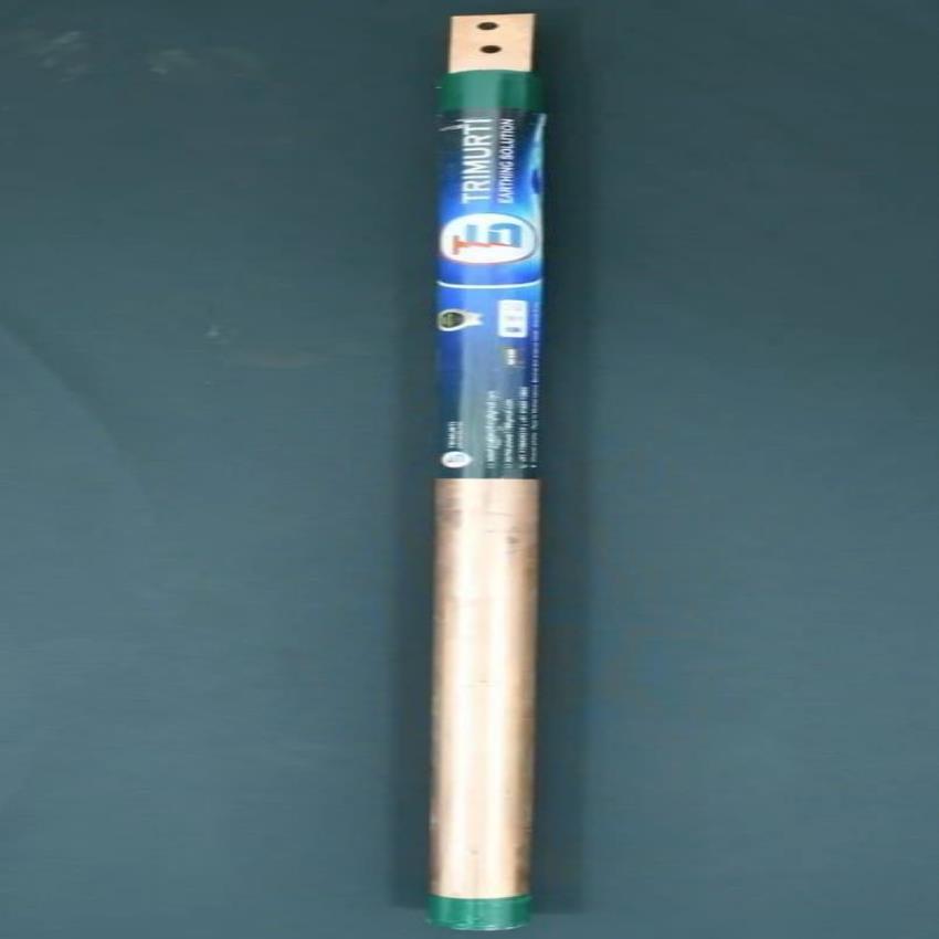 Metallic Copper Round Earthing Electrode