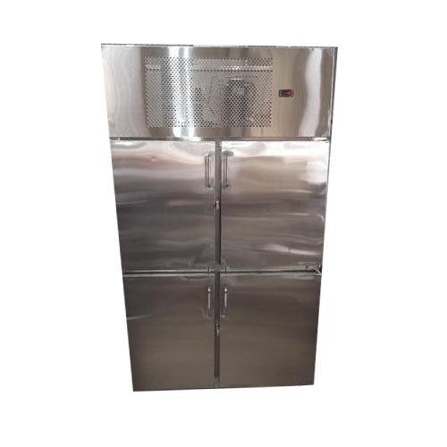 Metallic Sparkle Kitchen 4 Door Commercial Refrigerator