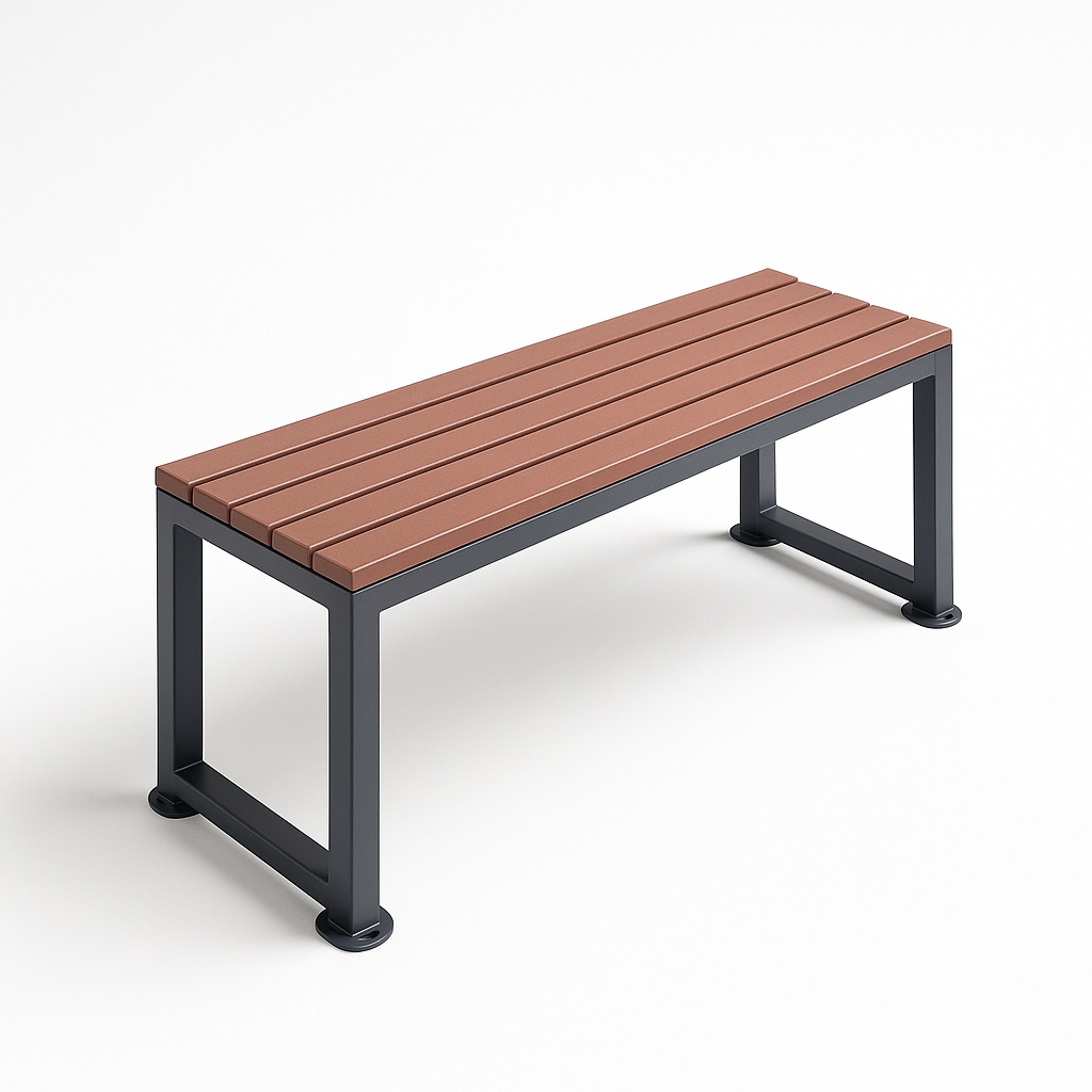 Mild Steel 4 Seater Hospital Waiting Bench
