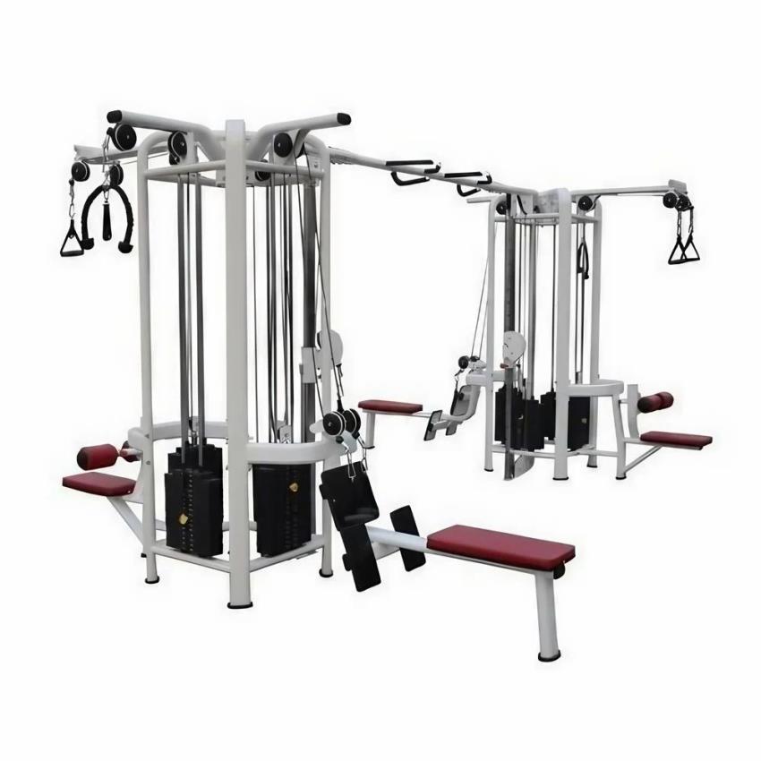 Mild Steel 8 Station Gym Trainer