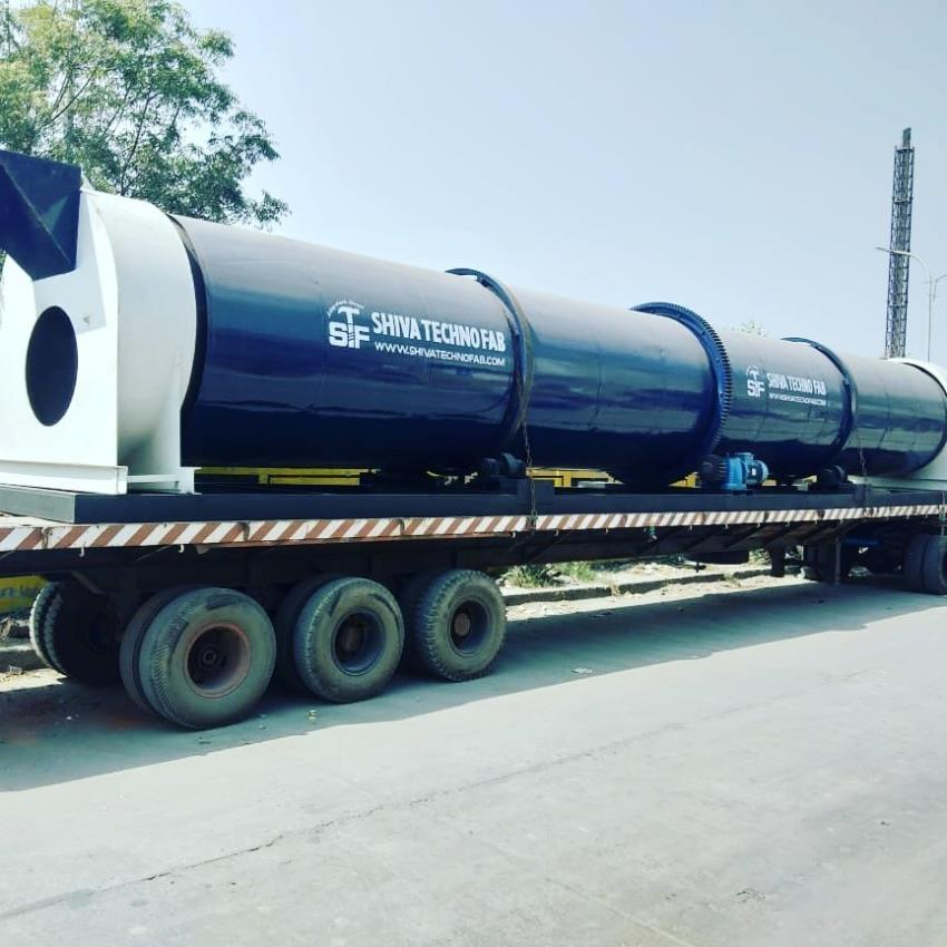 Automatic Mild Steel DDGS Dryer - 35 Ton/Hour Capacity