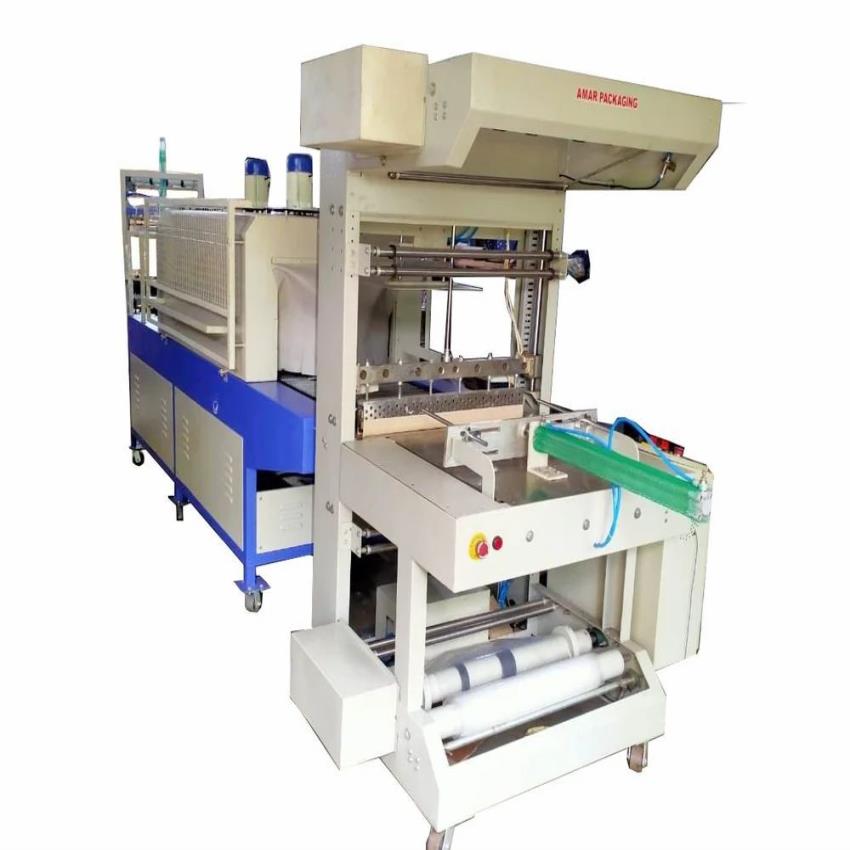 Mild Steel Bottle Wrapping Shrink Machine