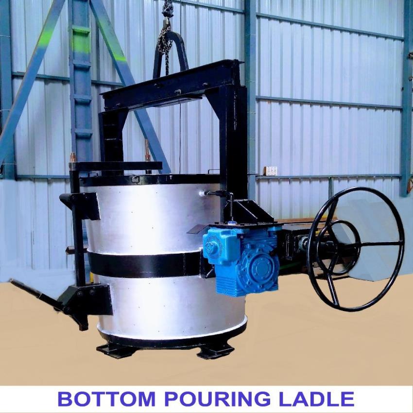 Mild Steel Bottom Pouring Ladle