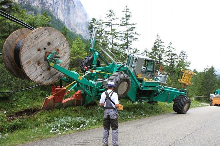 Underground Cable Laying Machine