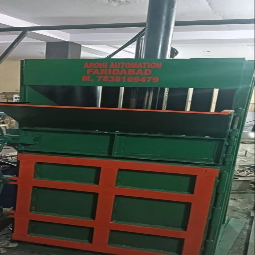 Mild Steel Cotton Press Machine, Automatic