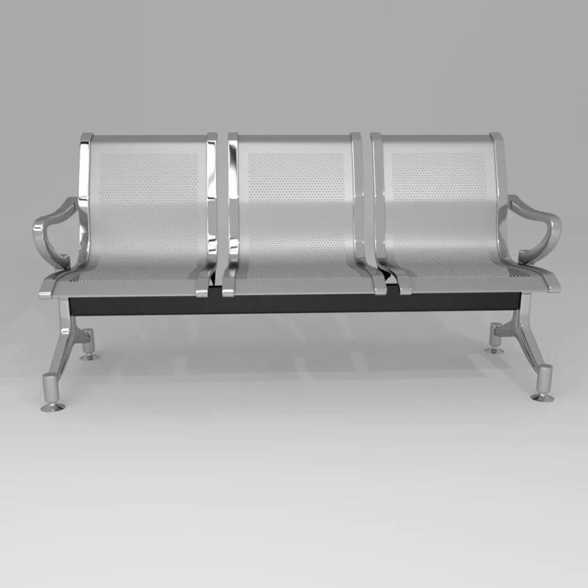 Mild Steel Plated Office Chair, With Armrest