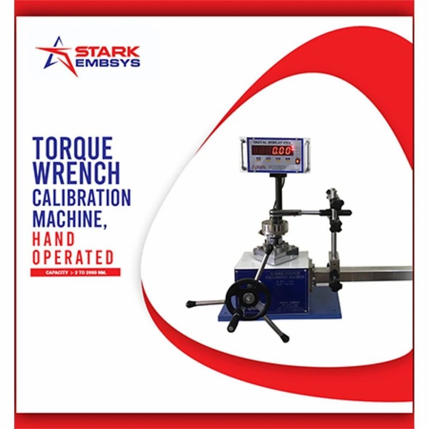 Mild Steel Digital Torque Wrench Calibrator Machine