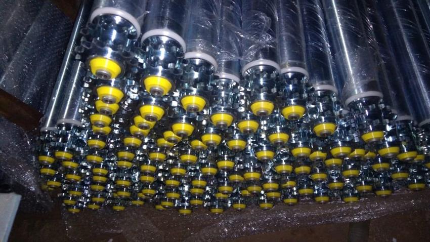 Mild Steel Double Sprocket Tapered Roller Machine, EN8 Shaft, 1.5m Length