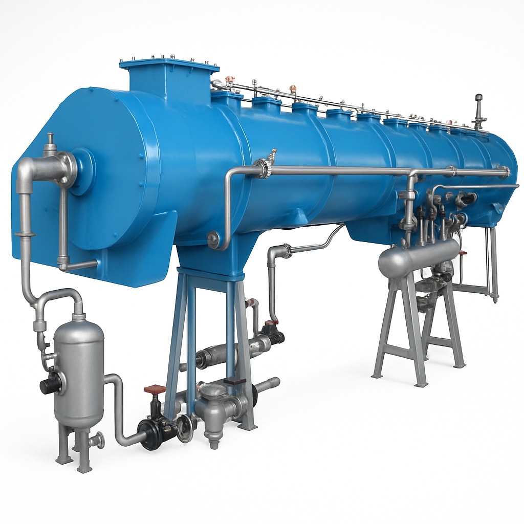 Mild Steel Fish Meal Indirect Steam Processing Machine