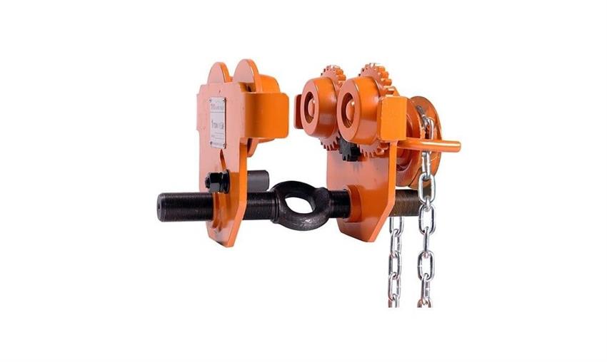 Mild Steel Geared Trolley, 2-5 Ton Capacity