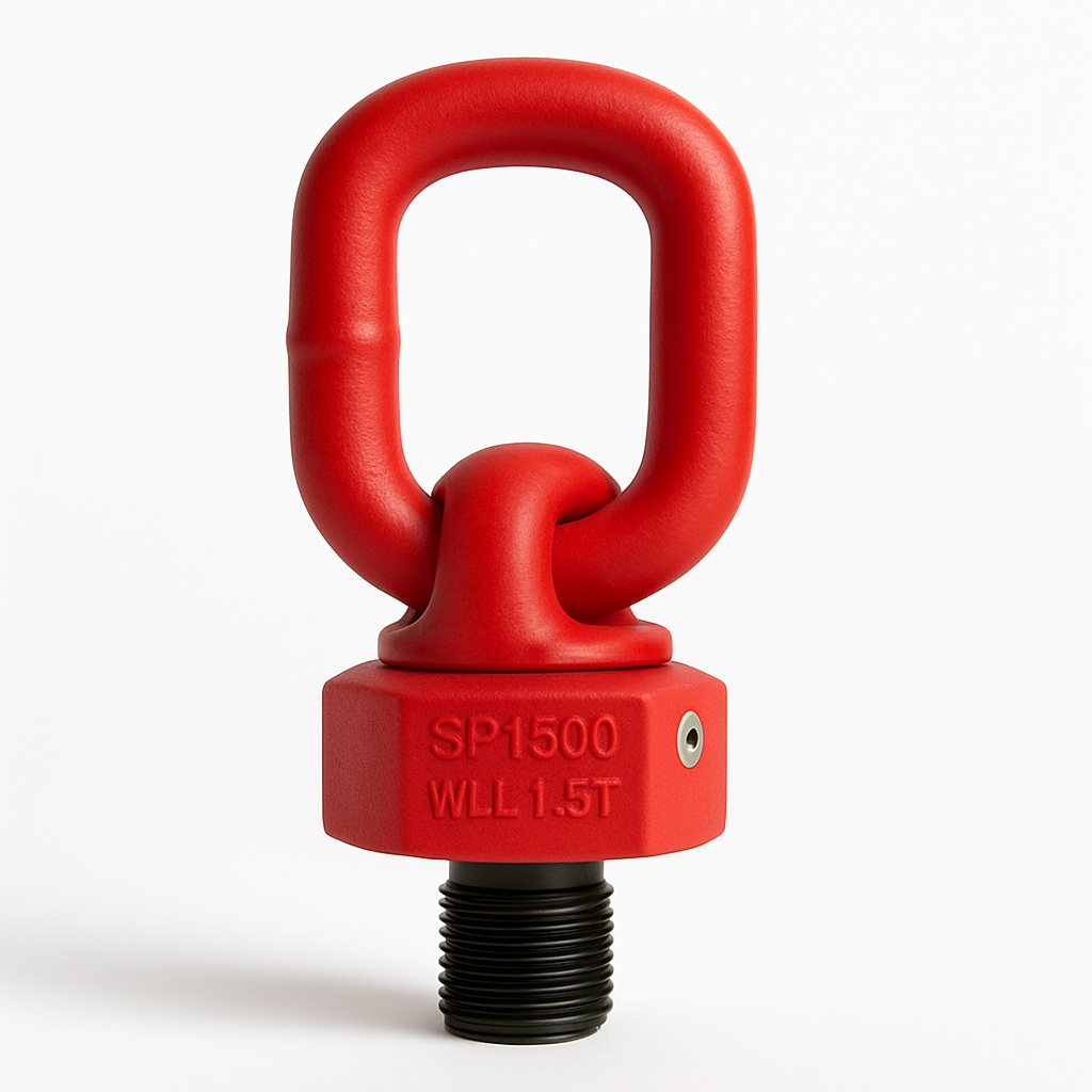 Mild Steel Hex Swivel Eye Bolt, 6mm