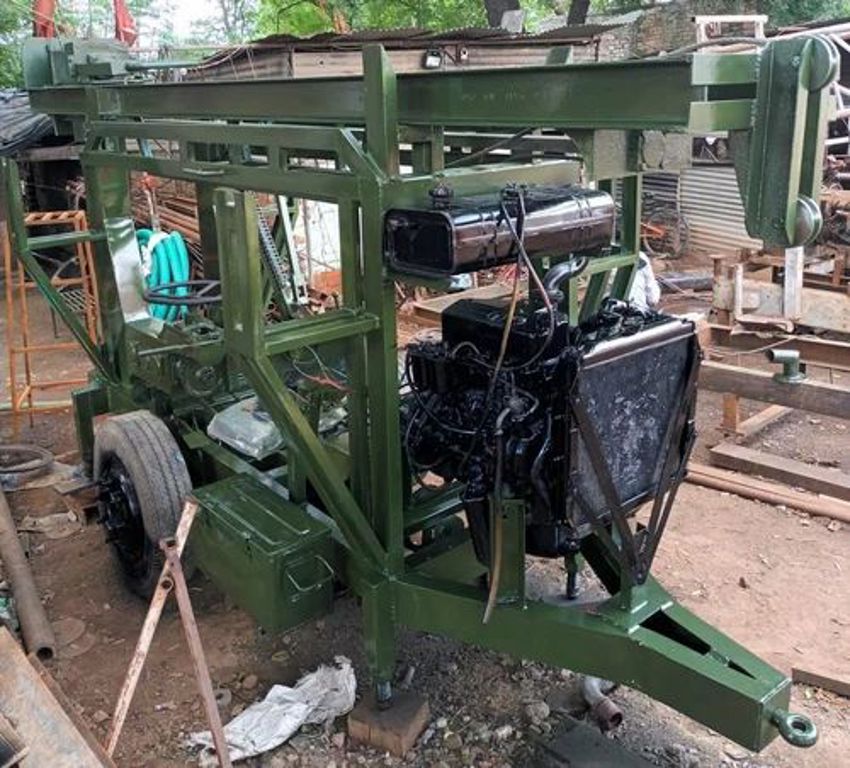 Mild Steel Tubewell Boring Machine, Semi-Automatic Grade