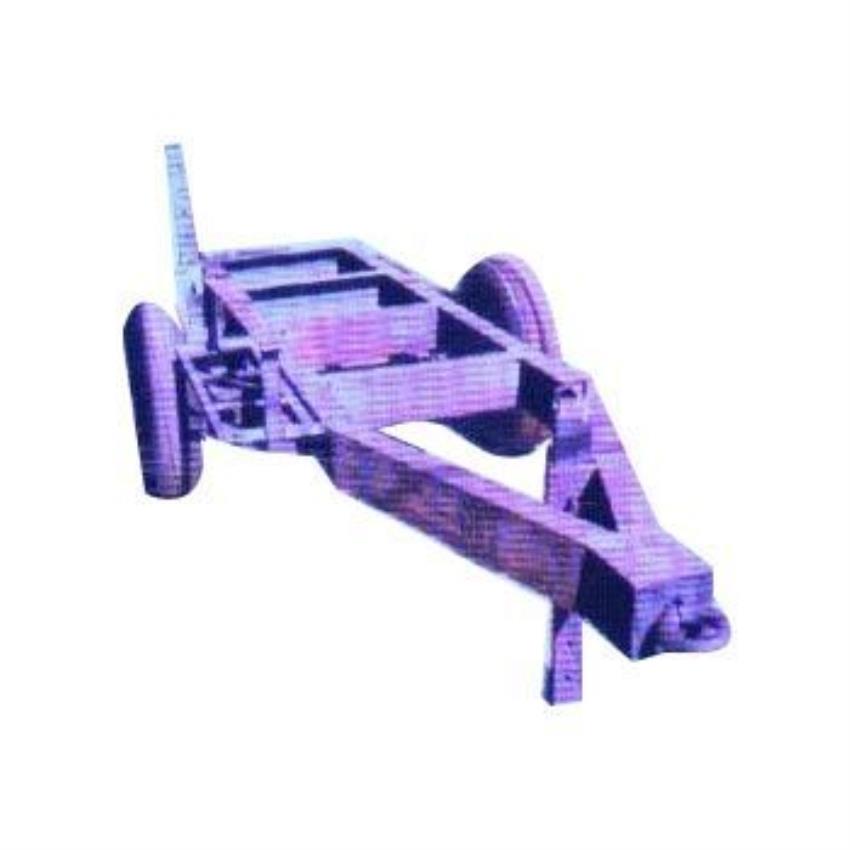 Mild Steel Hydraulic Genset Trolley, Industrial, 1 Ton Capacity