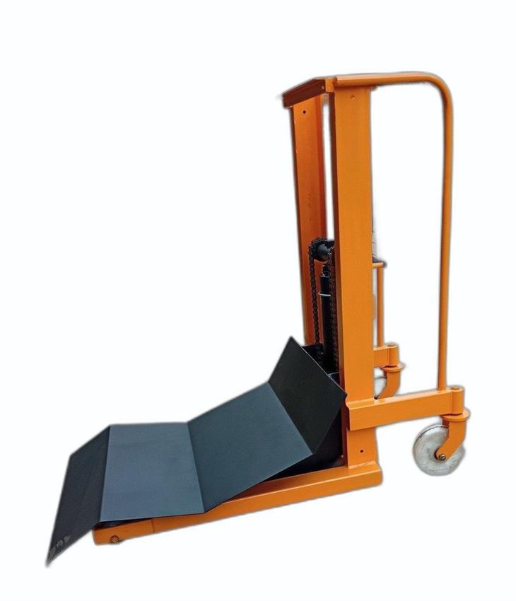 Mild Steel Hydraulic Roll Stacker, Material Handling