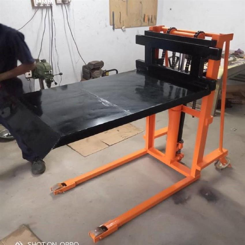 Mild Steel Hydraulic Platform Material Handling Stacker