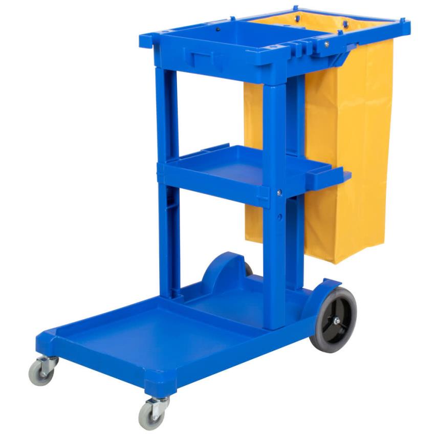 Hospital & Industrial Janitor Cart, 51cm Width