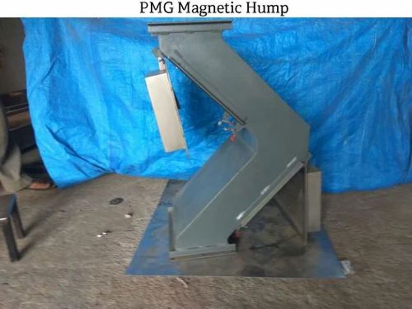 Mild Steel Magnetic Separation Hump, 1 Ton/Hr