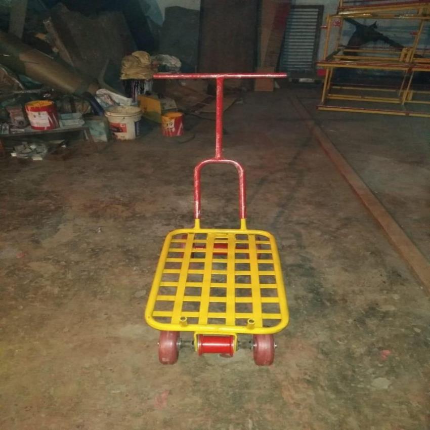 Mild Steel Manual Rail Road Trolley