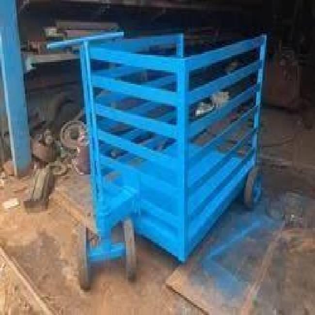 Mild Steel Material Transport Trolley