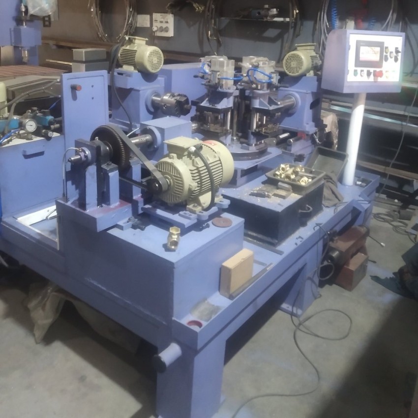 Mild Steel NRV Valve Making Automatic CNC Machine