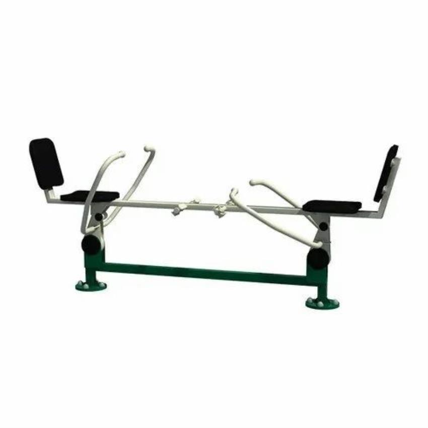 Mild Steel Outdoor Double Rower Machine