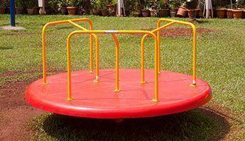 Mild Steel Outdoor Playground Merry Go Round
