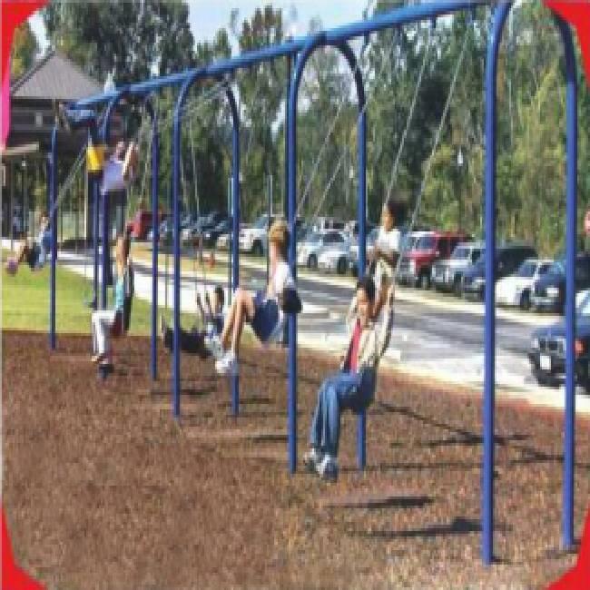 Mild Steel 8-Seated Playground Swing