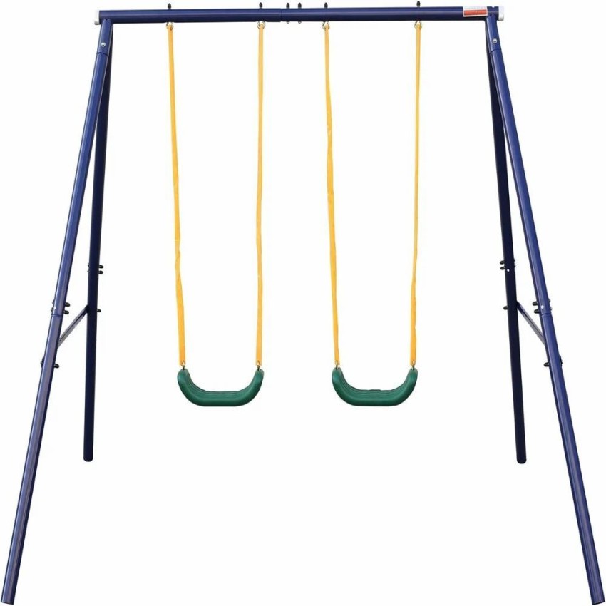Mild Steel 2 Seater Outdoor Playground Swing