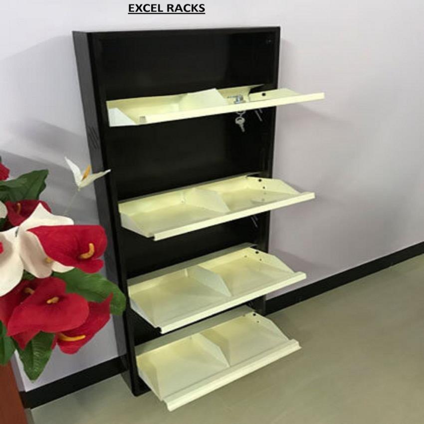 Mild Steel Wall Mounted Shoe Rack