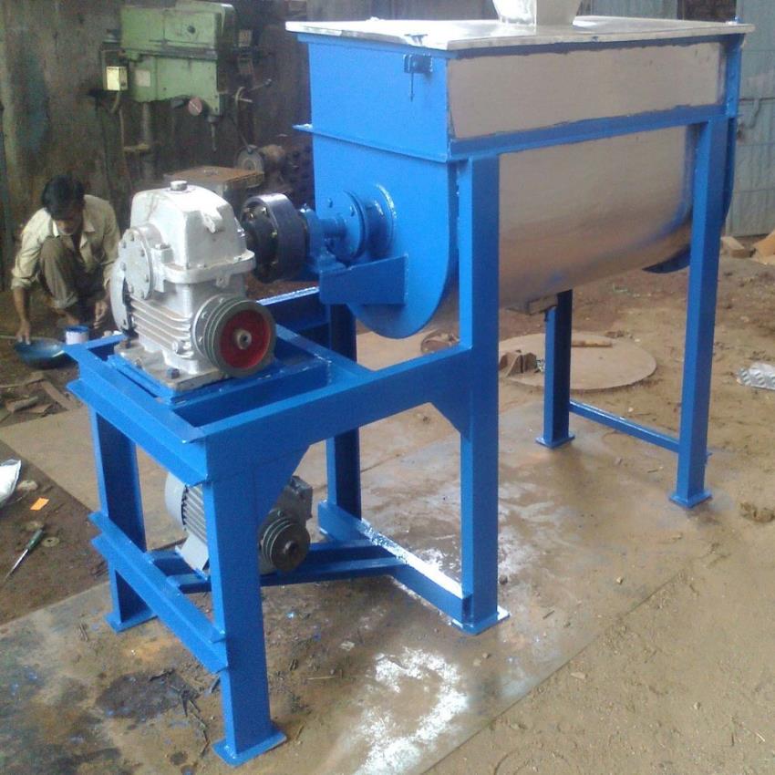 200L Mild Steel Ribbon Blender