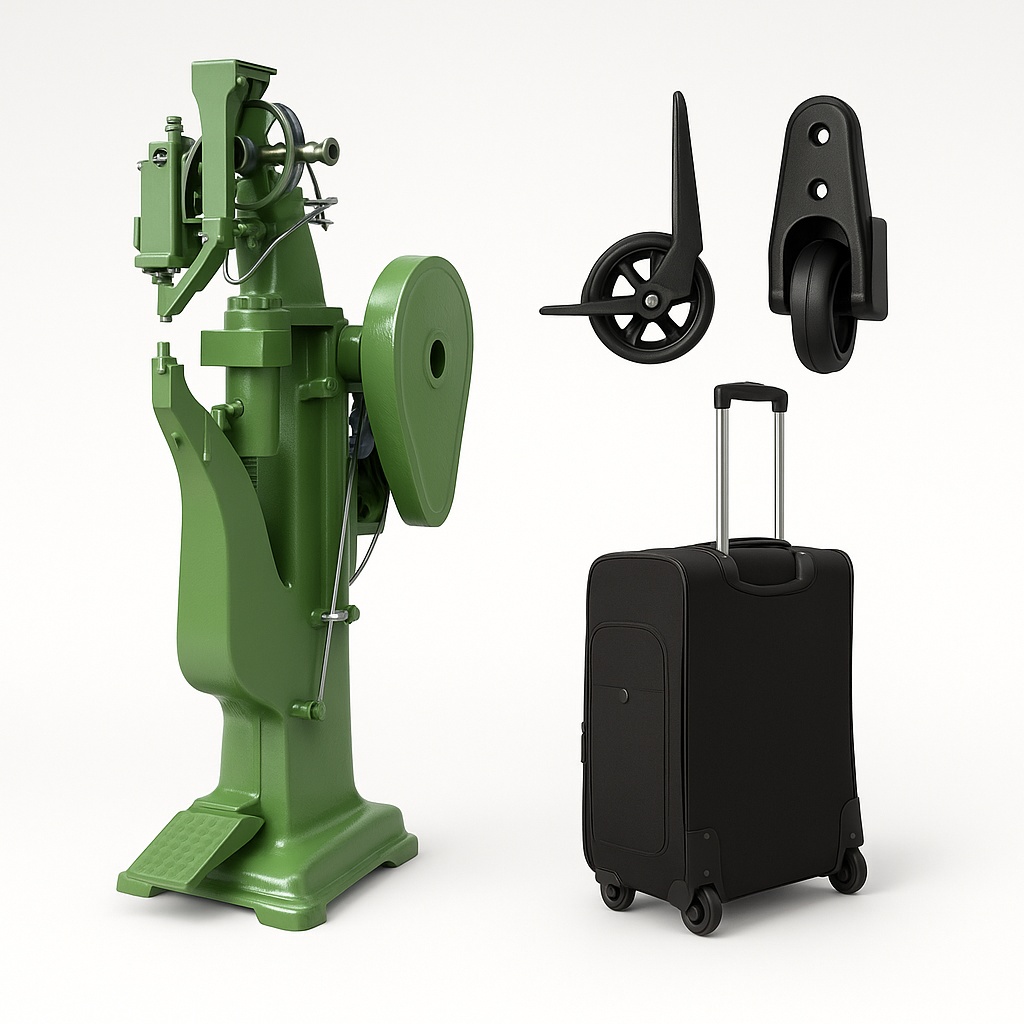Mild Steel Luggage Riveting Machine