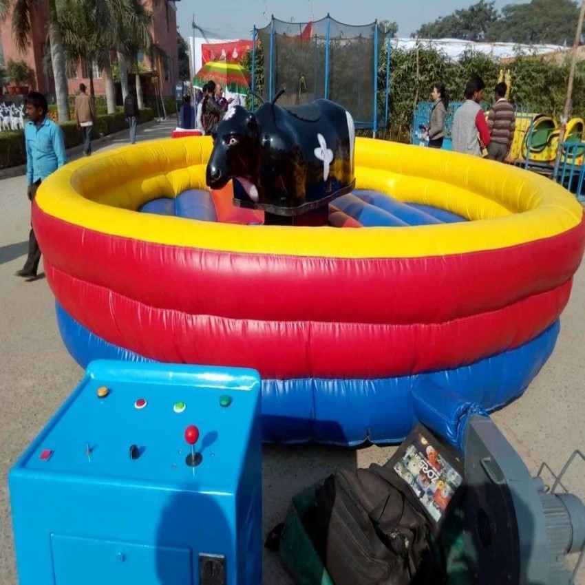 Mild Steel Inflatable Bull Rider, 100 Kgs