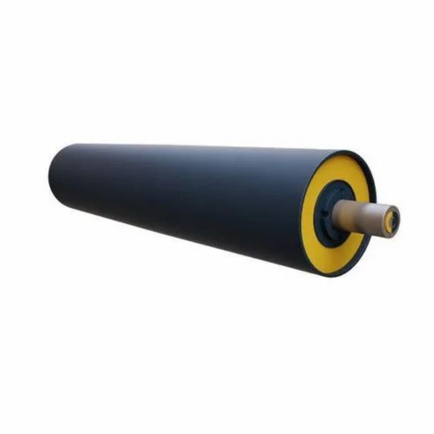 Mild Steel Rubber Conveyor Drum, Manual