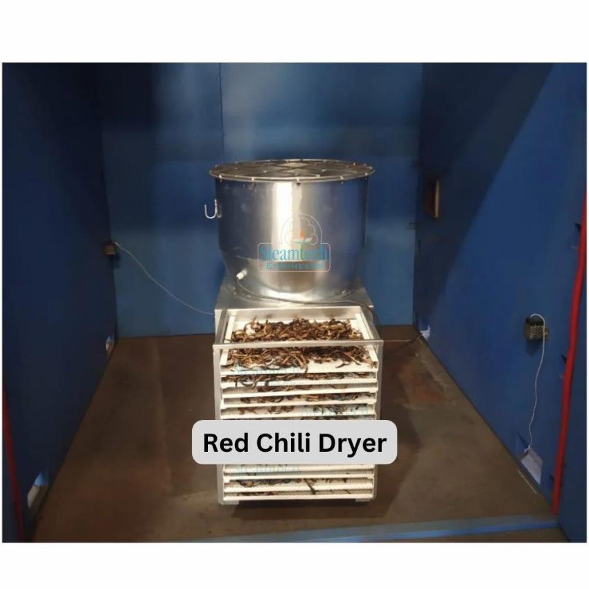 Mild Steel Semi-Automatic Chilli Dryer